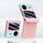 Custodia per telefono pieghevole integrata con albero centrale per vivo X Flip PC Skin Feel (rosa ciano) Custodia per telefono pieghevole integrata con albero centrale per vivo X Flip PC Skin Feel (rosa ciano)