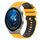 Per Huawei Watch GT3 Pro 46mm 22mm Cinturino in silicone bicolore a scacchi (giallo + nero) Per Huawei Watch GT3 Pro 46mm 22mm Cinturino in silicone bicolore a scacchi (giallo + nero)