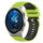Per Huawei Watch GT3 Pro 46mm 22mm Cinturino in silicone bicolore a scacchi (verde lime + nero) Per Huawei Watch GT3 Pro 46mm 22mm Cinturino in silicone bicolore a scacchi (verde lime + nero)