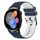 Per Huawei Watch GT3 46mm 22mm Cinturino in silicone bicolore a scacchi (blu scuro + bianco) Per Huawei Watch GT3 46mm 22mm Cinturino in silicone bicolore a scacchi (blu scuro + bianco)