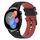 Per Huawei Watch GT3 46mm 22mm Cinturino in silicone bicolore a scacchi (nero + rosso) Per Huawei Watch GT3 46mm 22mm Cinturino in silicone bicolore a scacchi (nero + rosso)