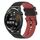 Per Huawei Watch GT Runner 22mm Cinturino in silicone bicolore a scacchi (nero + rosso) Per Huawei Watch GT Runner 22mm Cinturino in silicone bicolore a scacchi (nero + rosso)