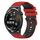 Per Huawei Watch GT Runner 22mm Cinturino in silicone bicolore a scacchi (rosso + nero) Per Huawei Watch GT Runner 22mm Cinturino in silicone bicolore a scacchi (rosso + nero)