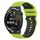 Per Huawei Watch GT Runner 22mm Cinturino in silicone bicolore a scacchi (verde lime + nero) Per Huawei Watch GT Runner 22mm Cinturino in silicone bicolore a scacchi (verde lime + nero)