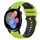 Per Huawei Watch 3 Cinturino in silicone bicolore a scacchi da 22 mm (verde lime + nero) Per Huawei Watch 3 Cinturino in silicone bicolore a scacchi da 22 mm (verde lime + nero)