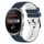 Per Huawei Watch 3 Pro 22mm Cinturino in silicone bicolore a scacchi (blu scuro + bianco) Per Huawei Watch 3 Pro 22mm Cinturino in silicone bicolore a scacchi (blu scuro + bianco)
