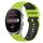 Per Huawei Watch 3 Pro 22mm Cinturino in silicone bicolore a scacchi (verde lime + nero) Per Huawei Watch 3 Pro 22mm Cinturino in silicone bicolore a scacchi (verde lime + nero)