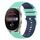 Per Huawei Watch 3 Pro Cinturino in silicone bicolore a scacchi da 22 mm (verde acqua + blu) Per Huawei Watch 3 Pro Cinturino in silicone bicolore a scacchi da 22 mm (verde acqua + blu)