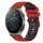 Per Huawei GT2 Pro Cinturino in silicone bicolore a scacchi da 22 mm (rosso + nero) Per Huawei GT2 Pro Cinturino in silicone bicolore a scacchi da 22 mm (rosso + nero)