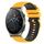 Cinturino per orologio in silicone bicolore a scacchi da 22 mm per Huawei GT2 Pro (giallo + nero) Cinturino per orologio in silicone bicolore a scacchi da 22 mm per Huawei GT2 Pro (giallo + nero)