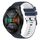 Per Huawei Watch GT 2E Cinturino in silicone bicolore a scacchi da 22 mm (blu scuro + bianco) Per Huawei Watch GT 2E Cinturino in silicone bicolore a scacchi da 22 mm (blu scuro + bianco)