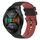 Per Huawei Watch GT 2E Cinturino in silicone bicolore a scacchi da 22 mm (nero + rosso) Per Huawei Watch GT 2E Cinturino in silicone bicolore a scacchi da 22 mm (nero + rosso)