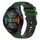 Per Huawei Watch GT 2E Cinturino in silicone bicolore a scacchi da 22 mm (verde Amy + nero) Per Huawei Watch GT 2E Cinturino in silicone bicolore a scacchi da 22 mm (verde Amy + nero)