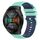 Per Huawei Watch GT 2E Cinturino in silicone bicolore a scacchi da 22 mm (verde acqua + blu) Per Huawei Watch GT 2E Cinturino in silicone bicolore a scacchi da 22 mm (verde acqua + blu)