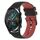 Per Huawei GT2 46mm 22mm Cinturino in silicone bicolore a scacchi (nero + rosso) Per Huawei GT2 46mm 22mm Cinturino in silicone bicolore a scacchi (nero + rosso)