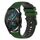 Per Huawei GT2 46mm 22mm Cinturino in silicone bicolore a scacchi (verde Amy + nero) Per Huawei GT2 46mm 22mm Cinturino in silicone bicolore a scacchi (verde Amy + nero)