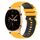 Cinturino per orologio in silicone bicolore a scacchi da 22 mm For Honor Watch GS 3 (giallo + nero) Cinturino per orologio in silicone bicolore a scacchi da 22 mm For Honor Watch GS 3 (giallo + nero)