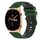 For Honor Watch GS 3 Cinturino in silicone bicolore a scacchi da 22 mm (verde amy + nero)