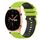 Cinturino per orologio in silicone bicolore a scacchi da 22 mm For Honor Watch GS 3 (verde lime + nero) Cinturino per orologio in silicone bicolore a scacchi da 22 mm For Honor Watch GS 3 (verde lime + nero)