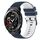 Cinturino per orologio For Honor Watch GS Pro 22 mm a scacchi in silicone bicolore (blu scuro + bianco) Cinturino per orologio For Honor Watch GS Pro 22 mm a scacchi in silicone bicolore (blu scuro + bianco)