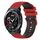 Cinturino per orologio in silicone bicolore a scacchi da 22 mm For Honor Watch GS Pro (rosso + nero) Cinturino per orologio in silicone bicolore a scacchi da 22 mm For Honor Watch GS Pro (rosso + nero)