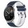 For Honor Magic Watch 2 46mm 22mm Cinturino in silicone bicolore a scacchi (blu scuro + bianco) For Honor Magic Watch 2 46mm 22mm Cinturino in silicone bicolore a scacchi (blu scuro + bianco)