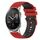 For Honor Magic Watch 2 46mm 22mm Cinturino in silicone bicolore a scacchi (rosso + nero) For Honor Magic Watch 2 46mm 22mm Cinturino in silicone bicolore a scacchi (rosso + nero)