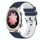 Cinturino per orologio in silicone bicolore a scacchi For Honor Watch Dream da 22 mm (blu scuro + bianco) Cinturino per orologio in silicone bicolore a scacchi For Honor Watch Dream da 22 mm (blu scuro + bianco)