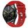 Per Huawei Watch GT3 42mm 20mm Cinturino in silicone morbido a tinta unita (rosso) Per Huawei Watch GT3 42mm 20mm Cinturino in silicone morbido a tinta unita (rosso)