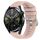 Per Huawei Watch GT3 42mm 20mm Cinturino in silicone morbido a tinta unita (rosa) Per Huawei Watch GT3 42mm 20mm Cinturino in silicone morbido a tinta unita (rosa)