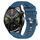 Per Huawei Watch GT3 42mm 20mm Cinturino in silicone morbido a tinta unita (blu) Per Huawei Watch GT3 42mm 20mm Cinturino in silicone morbido a tinta unita (blu)