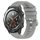 Per Huawei Watch 2 Cinturino per orologio in silicone morbido tinta unita da 20 mm (grigio) Per Huawei Watch 2 Cinturino per orologio in silicone morbido tinta unita da 20 mm (grigio)