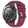 Per Huawei Watch 2 Cinturino per orologio in silicone morbido a tinta unita da 20 mm (rosso vino) Per Huawei Watch 2 Cinturino per orologio in silicone morbido a tinta unita da 20 mm (rosso vino)