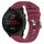 Per Xiaomi MI Watch Color 2 22mm Cinturino in silicone morbido a tinta unita (rosso vino) Per Xiaomi MI Watch Color 2 22mm Cinturino in silicone morbido a tinta unita (rosso vino)