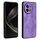 Custodia per telefono con sensazione di pelle in rilievo AZNS 3D per vivo S18e (viola) Custodia per telefono con sensazione di pelle in rilievo AZNS 3D per vivo S18e (viola)