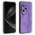 Custodia per telefono con sensazione di pelle in rilievo AZNS 3D per Honor 100 Pro (viola) Custodia per telefono con sensazione di pelle in rilievo AZNS 3D per Honor 100 Pro (viola)