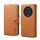 Custodia per telefono in pelle stile portafoglio con texture in pelle di vacchetta Denior per Honor Magic5 Pro (cachi) Custodia per telefono in pelle stile portafoglio con texture in pelle di vacchetta Denior per Honor Magic5 Pro (cachi)