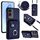 Per Honor X50i / 90 Lite Custodia per cellulare con porta carte per organo con cordino lungo (blu) Per Honor X50i / 90 Lite Custodia per cellulare con porta carte per organo con cordino lungo (blu)