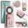 Per Honor X9a / Magic5 Lite Custodia per cellulare con porta carte per organo con cordino lungo (rosa) Per Honor X9a / Magic5 Lite Custodia per cellulare con porta carte per organo con cordino lungo (rosa)