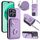 Per Honor X8b 4G Custodia per telefono con porta carte per organo con cordino lungo (viola) Per Honor X8b 4G Custodia per telefono con porta carte per organo con cordino lungo (viola)