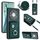 Per Honor X9b / Magic6 Lite Custodia per cellulare con porta carte per organo con cordino lungo (verde) Per Honor X9b / Magic6 Lite Custodia per cellulare con porta carte per organo con cordino lungo (verde)