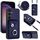 Per Samsung Galaxy S24 5G Custodia per telefono con supporto ad anello per porta tessere con cordino lungo (blu) Per Samsung Galaxy S24 5G Custodia per telefono con supporto ad anello per porta tessere con cordino lungo (blu)