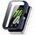Per Samsung Galaxy Fit 3 SM-R390 PC + custodia protettiva per orologio integrata con pellicola in vetro temperato (blu notte) Per Samsung Galaxy Fit 3 SM-R390 PC + custodia protettiva per orologio integrata con pellicola in vetro temperato (blu notte)