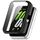 Per Samsung Galaxy Fit 3 SM-R390 PC + custodia protettiva per orologio integrata con pellicola in vetro temperato (nera) Per Samsung Galaxy Fit 3 SM-R390 PC + custodia protettiva per orologio integrata con pellicola in vetro temperato (nera)
