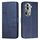 Custodia per telefono in pelle con fibbia in pelle di vitello con cuciture globali per OPPO Reno 11 Pro (blu) Custodia per telefono in pelle con fibbia in pelle di vitello con cuciture globali per OPPO Reno 11 Pro (blu)