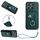 Per Honor X8b 4G Custodia per cellulare in PU con porta carte per organo globale con cordino (verde) Per Honor X8b 4G Custodia per cellulare in PU con porta carte per organo globale con cordino (verde)