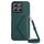Custodia per telefono RFID con struttura rombica globale per Honor X8b 4G con cordino lungo (verde) Custodia per telefono RFID con struttura rombica globale per Honor X8b 4G con cordino lungo (verde)