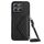 Custodia per telefono RFID con struttura rombica globale per Honor X8b 4G con cordino lungo (nero) Custodia per telefono RFID con struttura rombica globale per Honor X8b 4G con cordino lungo (nero)