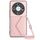 Custodia per telefono RFID con texture rombica per Honor X9b / Magic6 Lite con cordino lungo (oro rosa) Custodia per telefono RFID con texture rombica per Honor X9b / Magic6 Lite con cordino lungo (oro rosa)