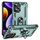 Per Xiaomi Poco F5 5G / Redmi Note 12 Turbo 5G Custodia in TPU antiurto + PC con supporto (verde scuro) Per Xiaomi Poco F5 5G / Redmi Note 12 Turbo 5G Custodia in TPU antiurto + PC con supporto (verde scuro)